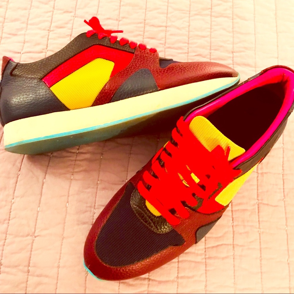 BURBERRY - PRORSUM MULTI COLORED FIELD SNEAKER